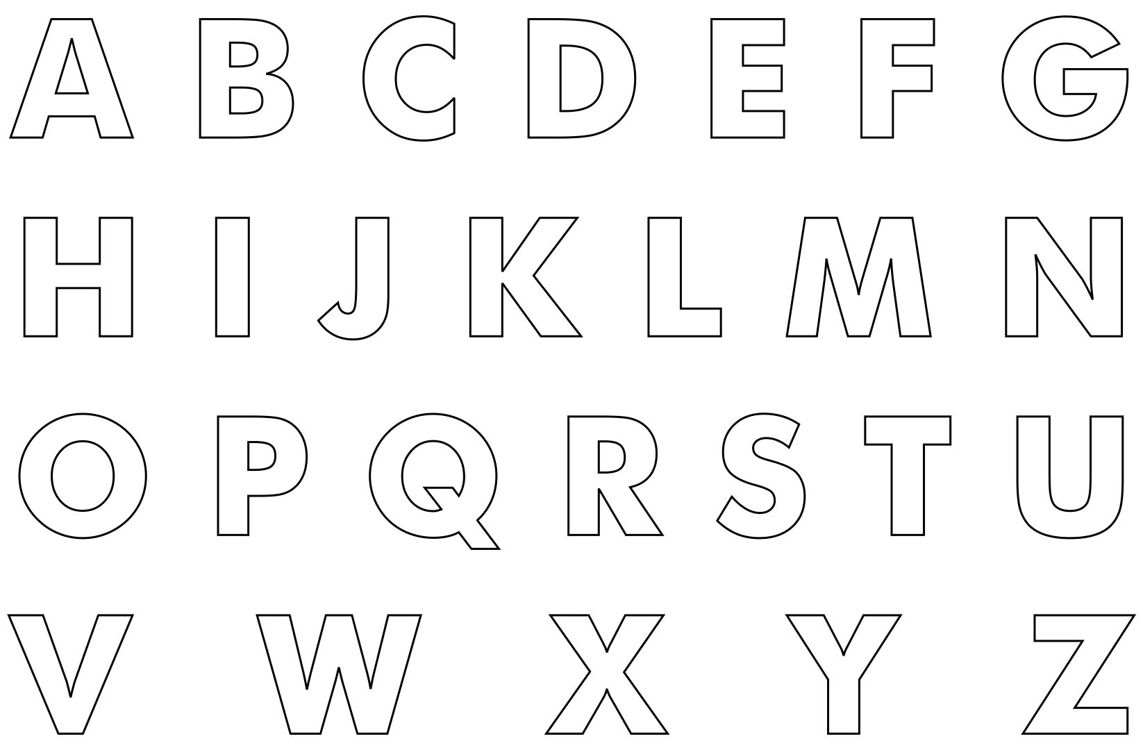 10 Best Free Printable Cut Out Letters 53 OFF Worksheets Library
