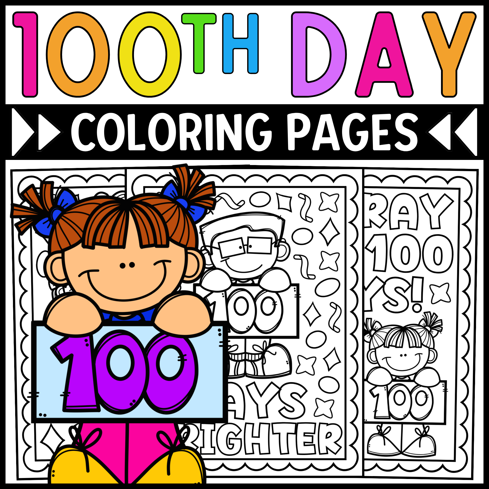 100th Day Of School Coloring Pages 100th Day Of School Coloring Sheets Made By Teachers