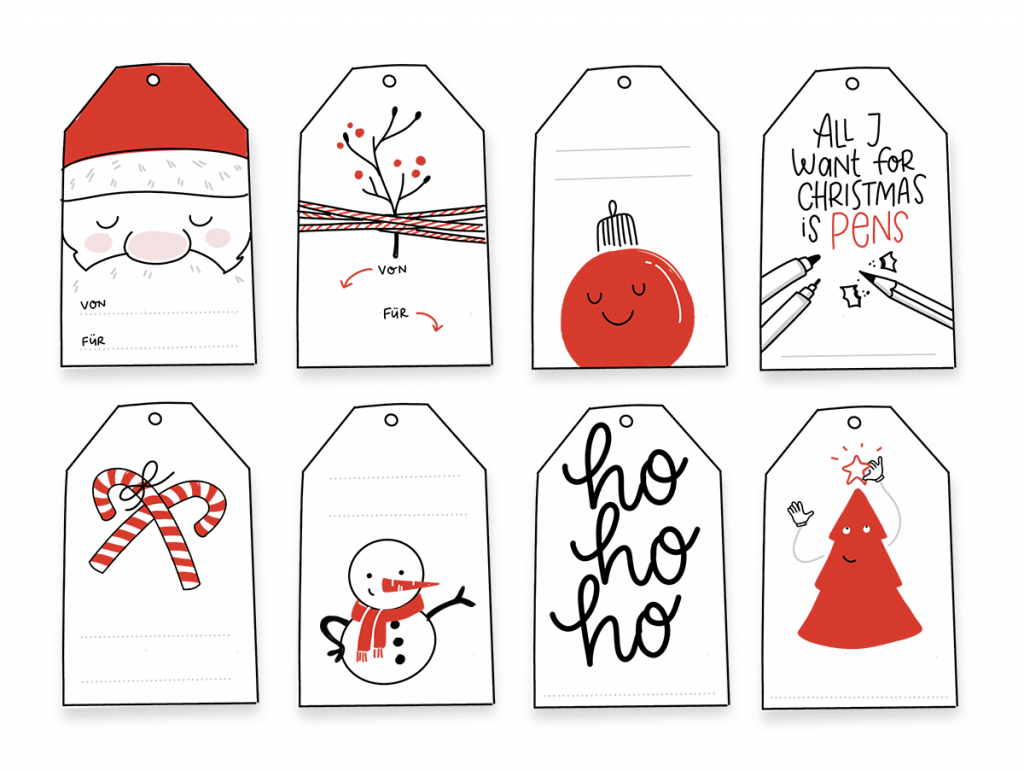 free printable gift labels
