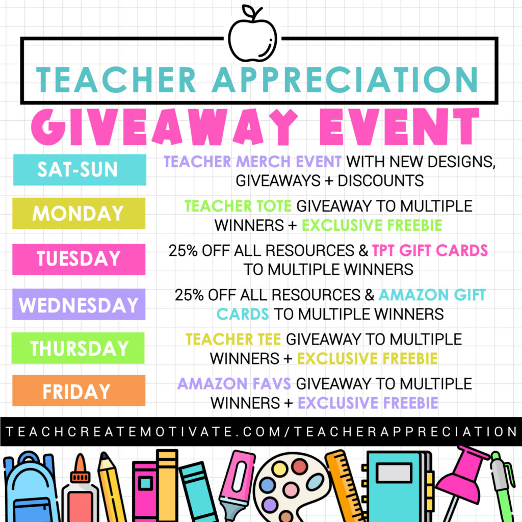 2025 Teacher Appreciation Event Teach Create Motivate