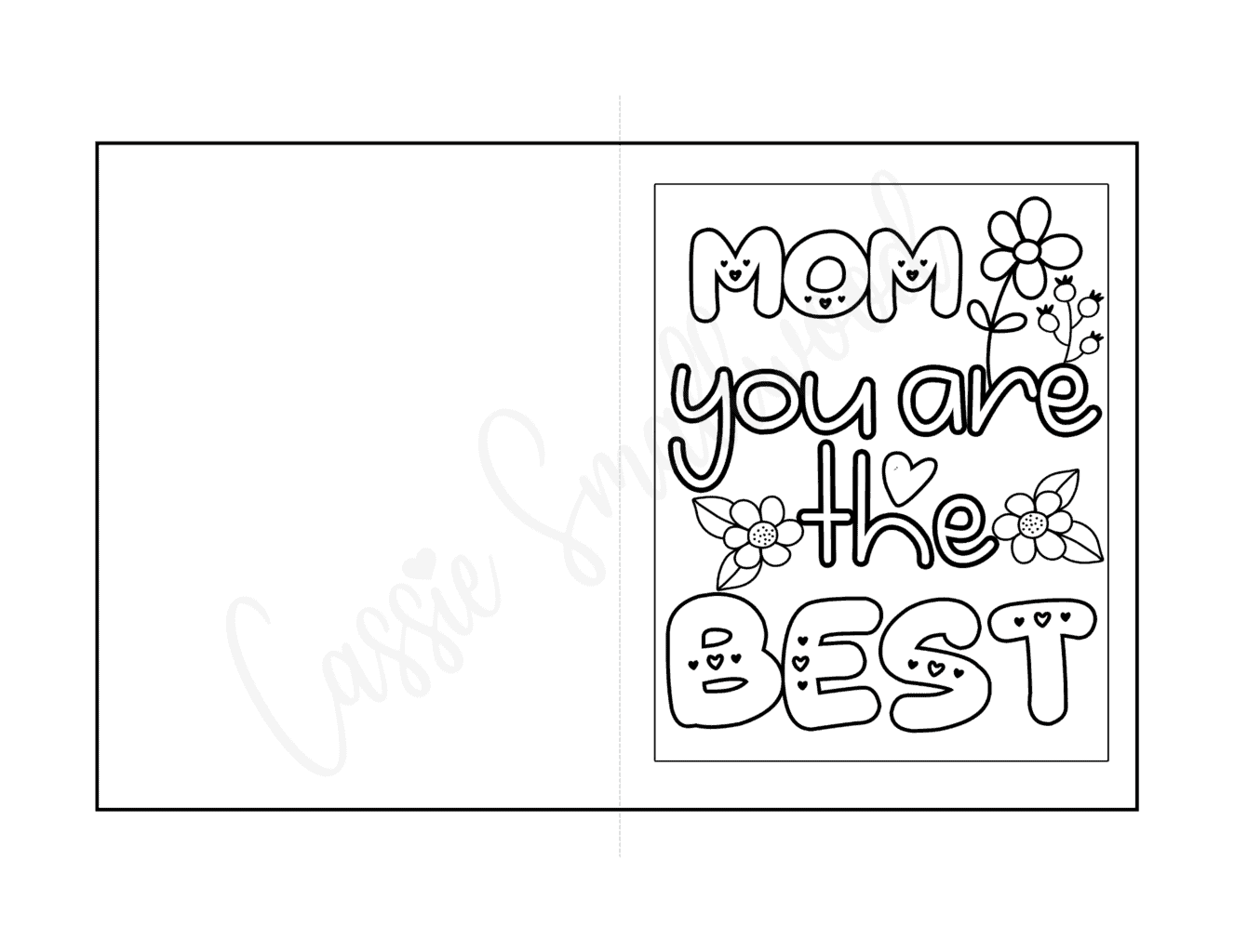26 Unique Printable Mothers Day Cards To Color PDF Cassie Worksheets Library