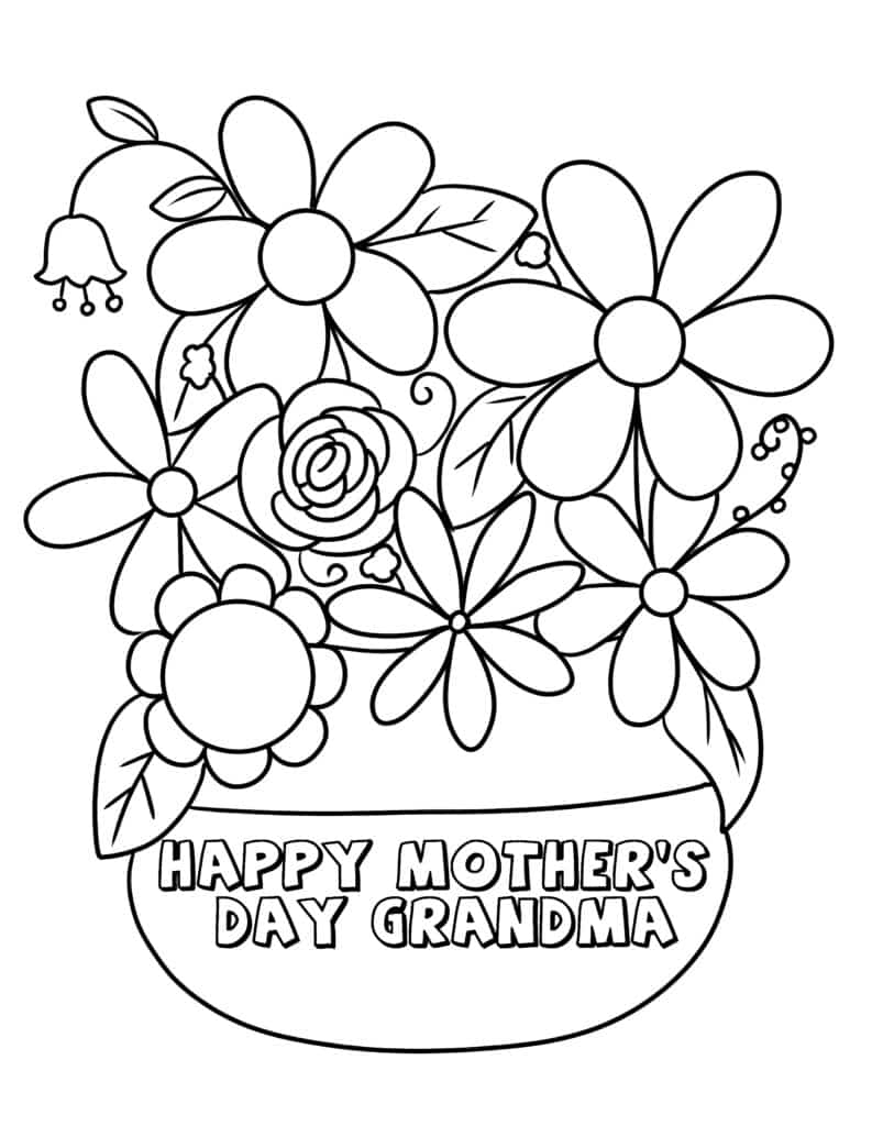 3 Happy Mother s Day Grandma Coloring Pages Freebie Finding Mom 3 Happy Mother s Day Grandma Coloring Pages Freebie Finding Mom