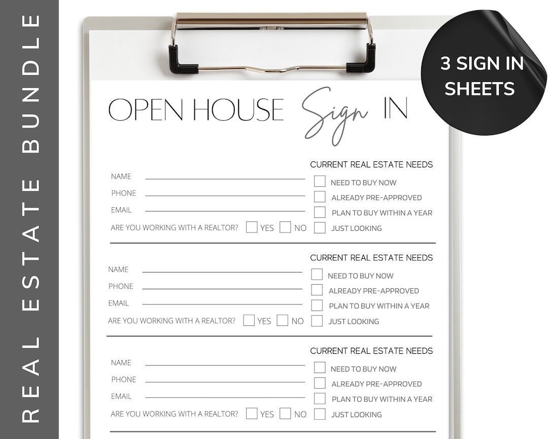open house sign in sheet pdf open house sign in sheet pdf