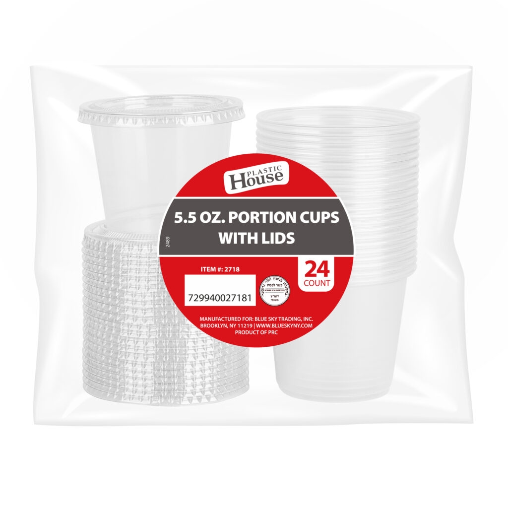 5 5oz Portion Cups With Lids EZ Party USA