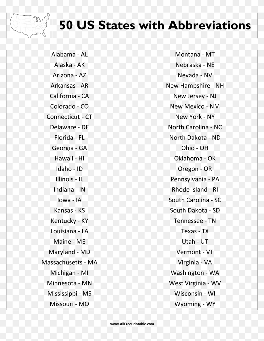 list of us states alphabetical