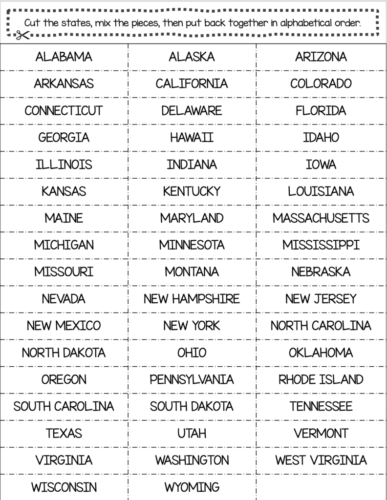 50 States Unit Study Learn All 50 States And Capitals 50 States Unit Study Learn All 50 States And Capitals