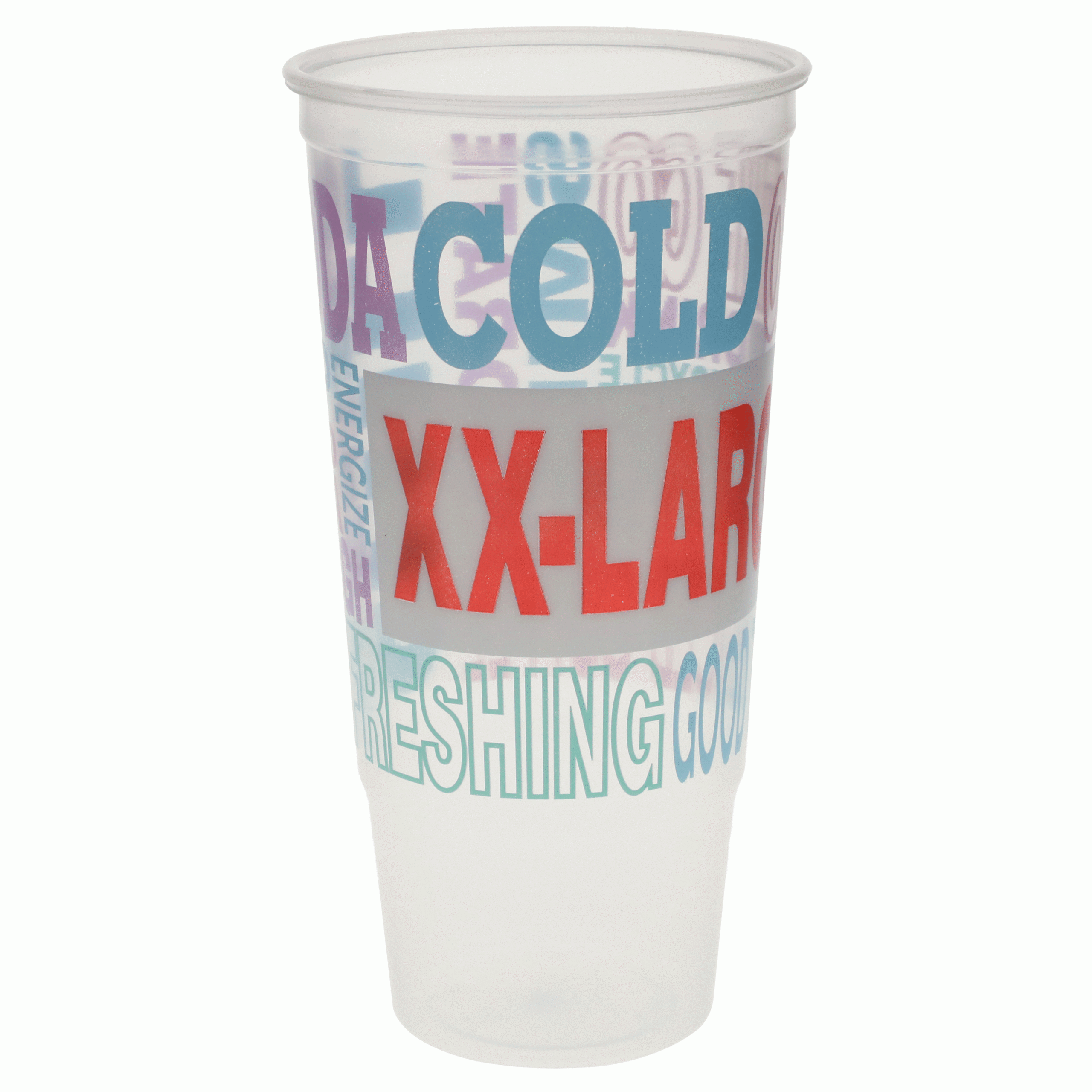 52 Oz XX Large Cold Drink Cups With C Store Print Pactiv Evergreen