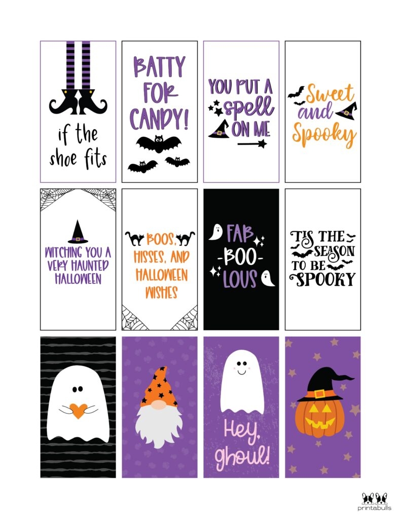 60 Free Printable Halloween Tags Printabulls
