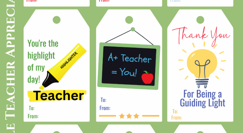 9 Free Printable Teacher Appreciation Gift Tags The Quiet Grove