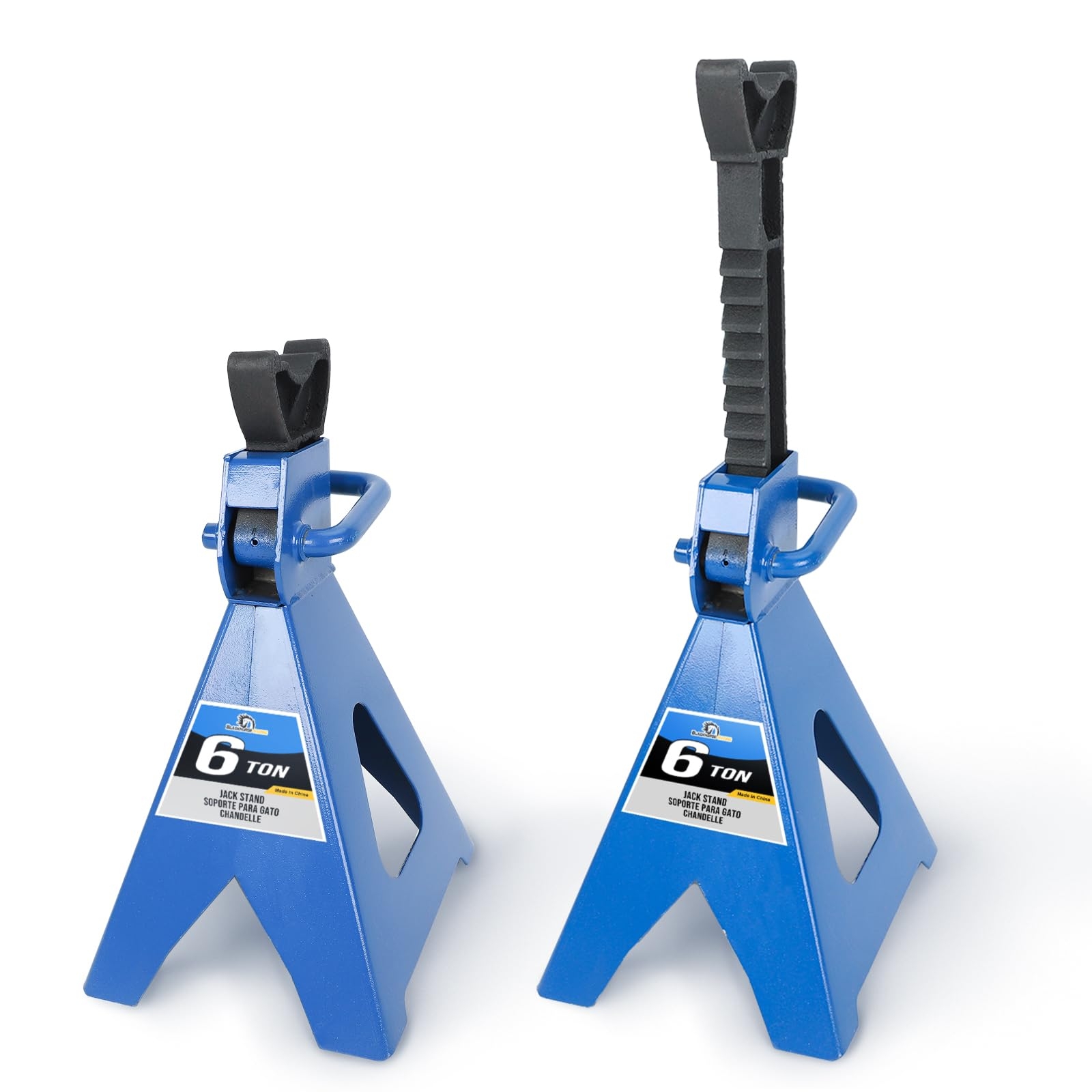 Amazon 6 Ton 12 000 LBs Automotive Jack Stands Heavy Duty Steel Car Lifting Stand For Garages Repair Shops Adjustable Height 14 6 24 1 Pair Automotive