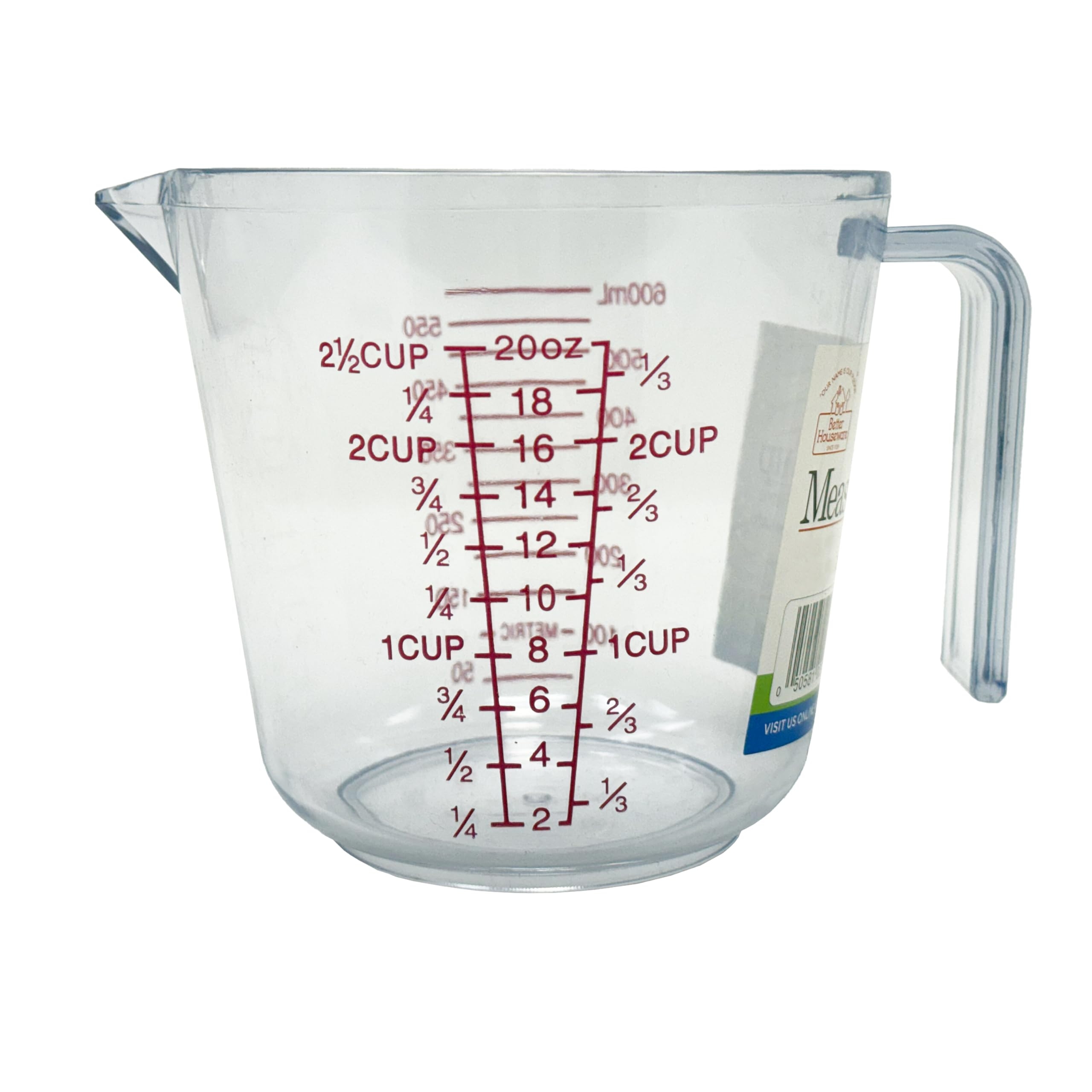 Amazon Better Houseware 2 5 Cup Measuring Cup Clear Plastic Measuring Cup For Liquids 20 Oz Kitchen Essential Plastic Measuring Cups For Baking Cooking Ounce Measuring Cup Clear Home Kitchen Amazon Better Houseware 2 5 Cup Measuring Cup Clear Plastic Measuring Cup For Liquids 20 Oz Kitchen Essential Plastic Measuring Cups For Baking Cooking Ounce Measuring Cup Clear Home Kitchen