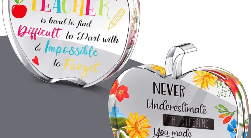 Amazon Chunful 2 Pcs Class Of 2025 Teacher Appreciation Gifts Acrylic Paperweight Graduation Gifts Thank You Teacher From Students End Of Year For First Day Of School Presents Retirement Day Sunflower