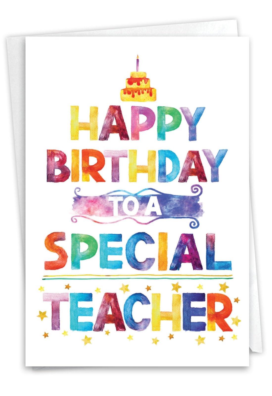 Amazon NobleWorks Birthday Greeting Card Teacher With 5 X 7 Inch Envelope 1 Card Bday Special Teacher C10681BDG Office Products Amazon NobleWorks Birthday Greeting Card Teacher With 5 X 7 Inch Envelope 1 Card Bday Special Teacher C10681BDG Office Products