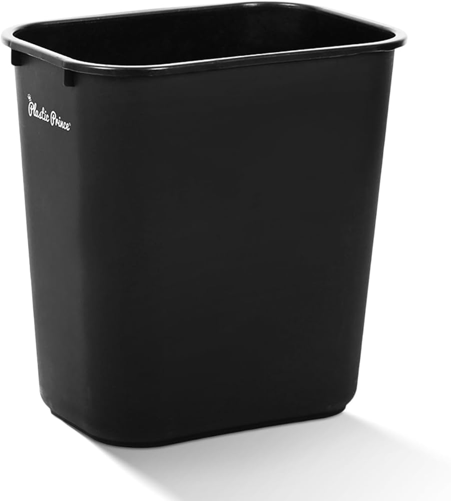 Amazon PLASTIC PRINCE 28 Quart Trash Can Black Plastic Rectangular 7 Gallon Wastebasket For Kitchen Bathroom Office 28 Qt Garbage Can Fits Under Desk Cabinet Sink Home Kitchen Amazon PLASTIC PRINCE 28 Quart Trash Can Black Plastic Rectangular 7 Gallon Wastebasket For Kitchen Bathroom Office 28 Qt Garbage Can Fits Under Desk Cabinet Sink Home Kitchen