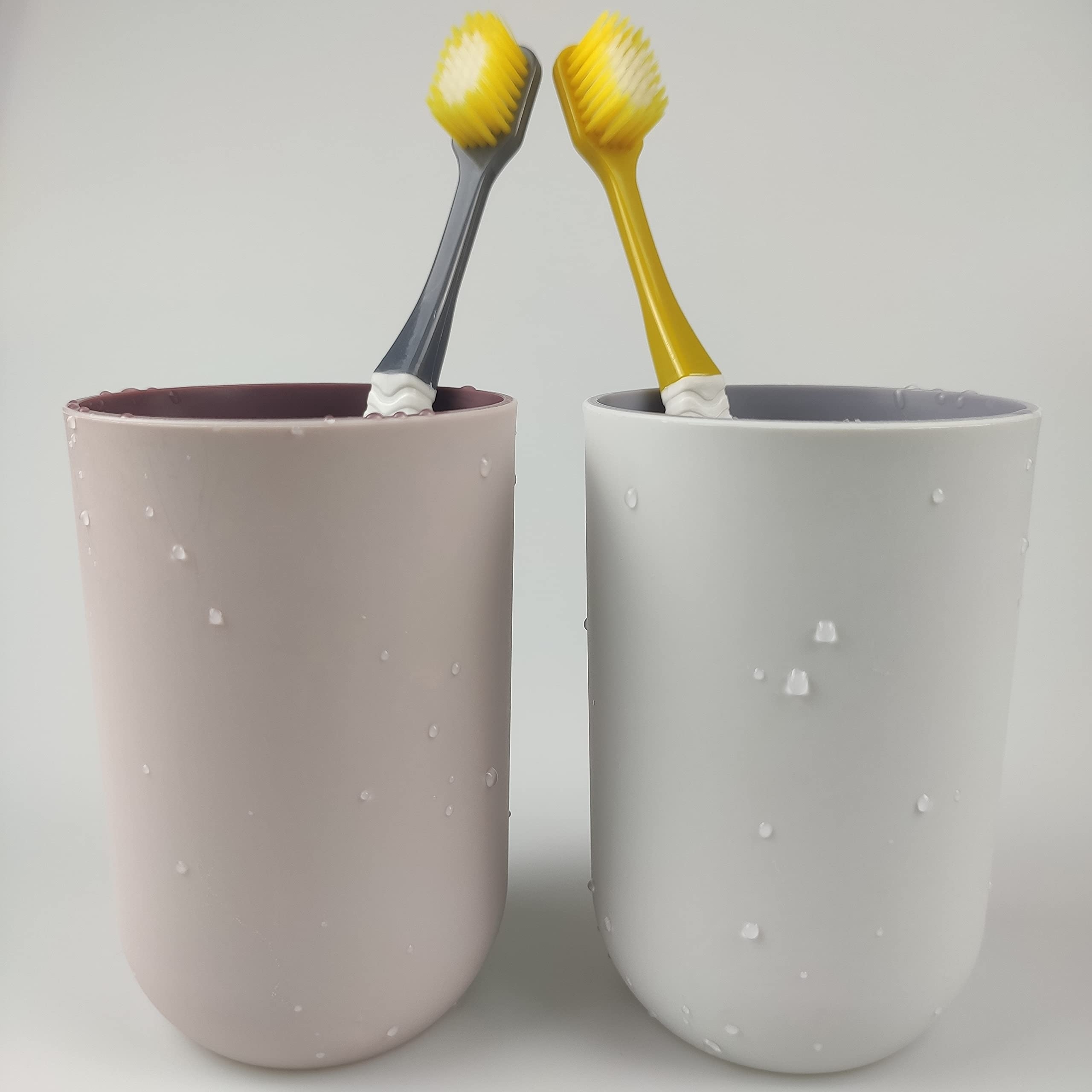 Amazon RabyLeo Unbreakable Reusable Drinking Cups Set Of 2 Colors Plastic Toothbrush Cup Tumblers 300 Ml 10 5 Oz Dishwasher Safe Light Pink Light Gray Home Kitchen Amazon RabyLeo Unbreakable Reusable Drinking Cups Set Of 2 Colors Plastic Toothbrush Cup Tumblers 300 Ml 10 5 Oz Dishwasher Safe Light Pink Light Gray Home Kitchen