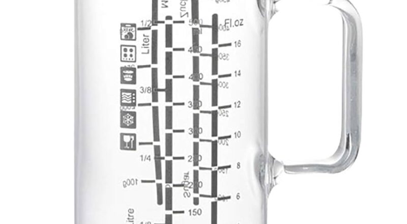 Amazon SIMAX SI30 Measuring Cup Clear 16 9 Fl Oz 500 Ml Heat Resistant Home Kitchen