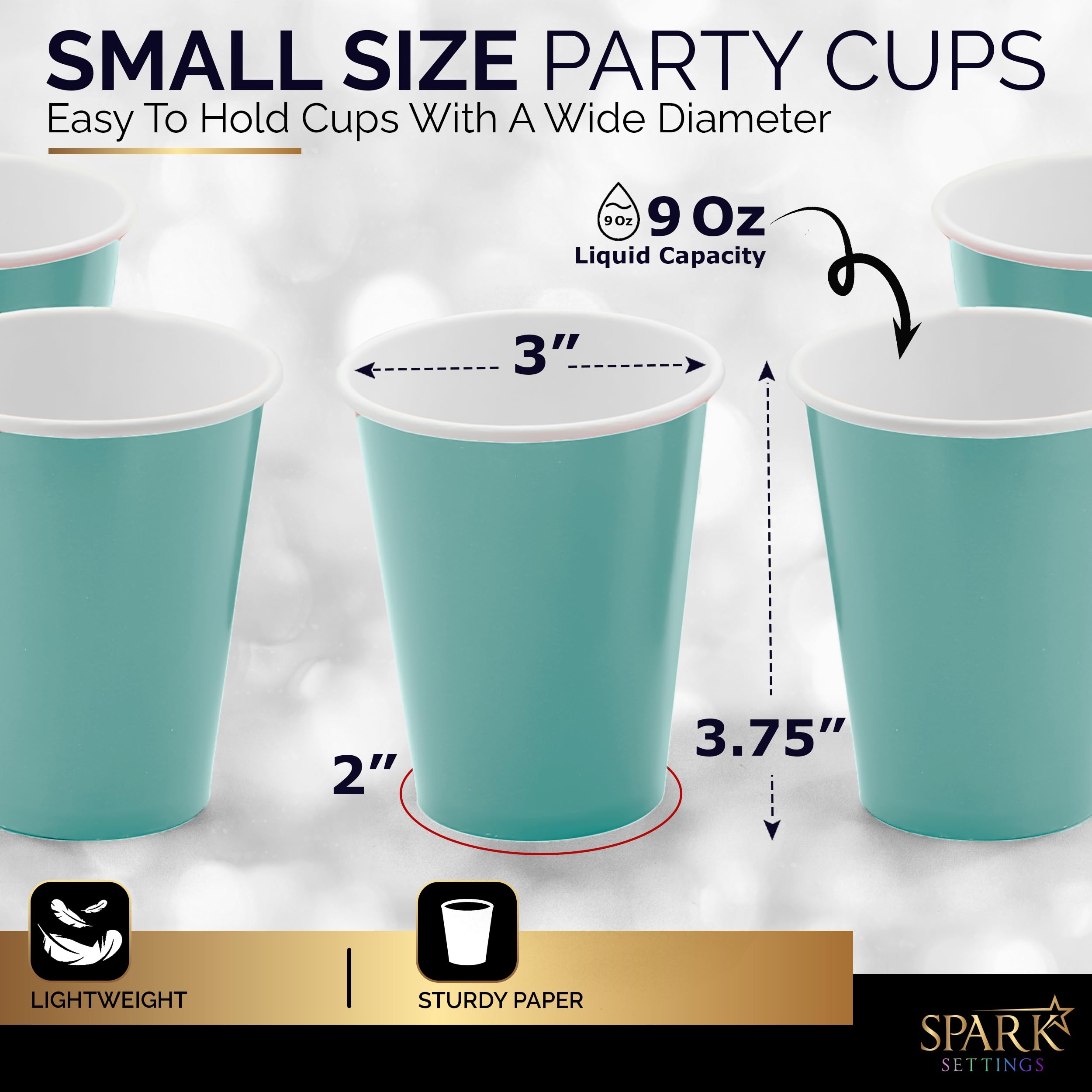 Amazon SparkSettings Disposable Paper Cups 9 Oz Light Blue Paper Coffee Cups Strong And Sturdy Coffee Disposable Cups For Party Wedding Thanksgiving Day Christmas Halloween Hot Cups Pack Of 20 Health Amazon SparkSettings Disposable Paper Cups 9 Oz Light Blue Paper Coffee Cups Strong And Sturdy Coffee Disposable Cups For Party Wedding Thanksgiving Day Christmas Halloween Hot Cups Pack Of 20 Health