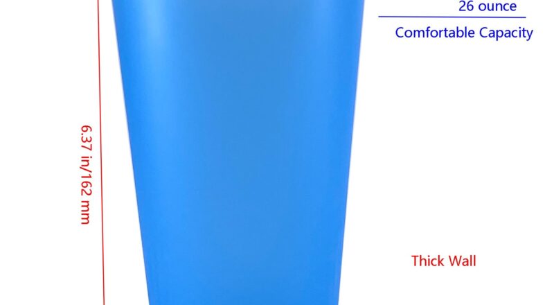 Amazon YUYUHUA Unbreakable Plastic Cups Reusable 28 Oz Plastic Tumblers Set Of 12 BPA Free Dishwasher Safe Lightweight Reusable Cups For Kitchen Home Office Outdoor Tumblers Water Glasses