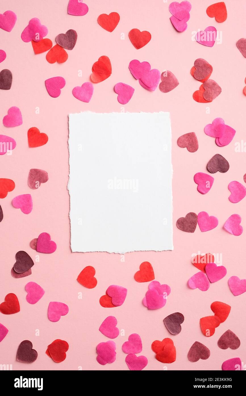 blank valentines card template