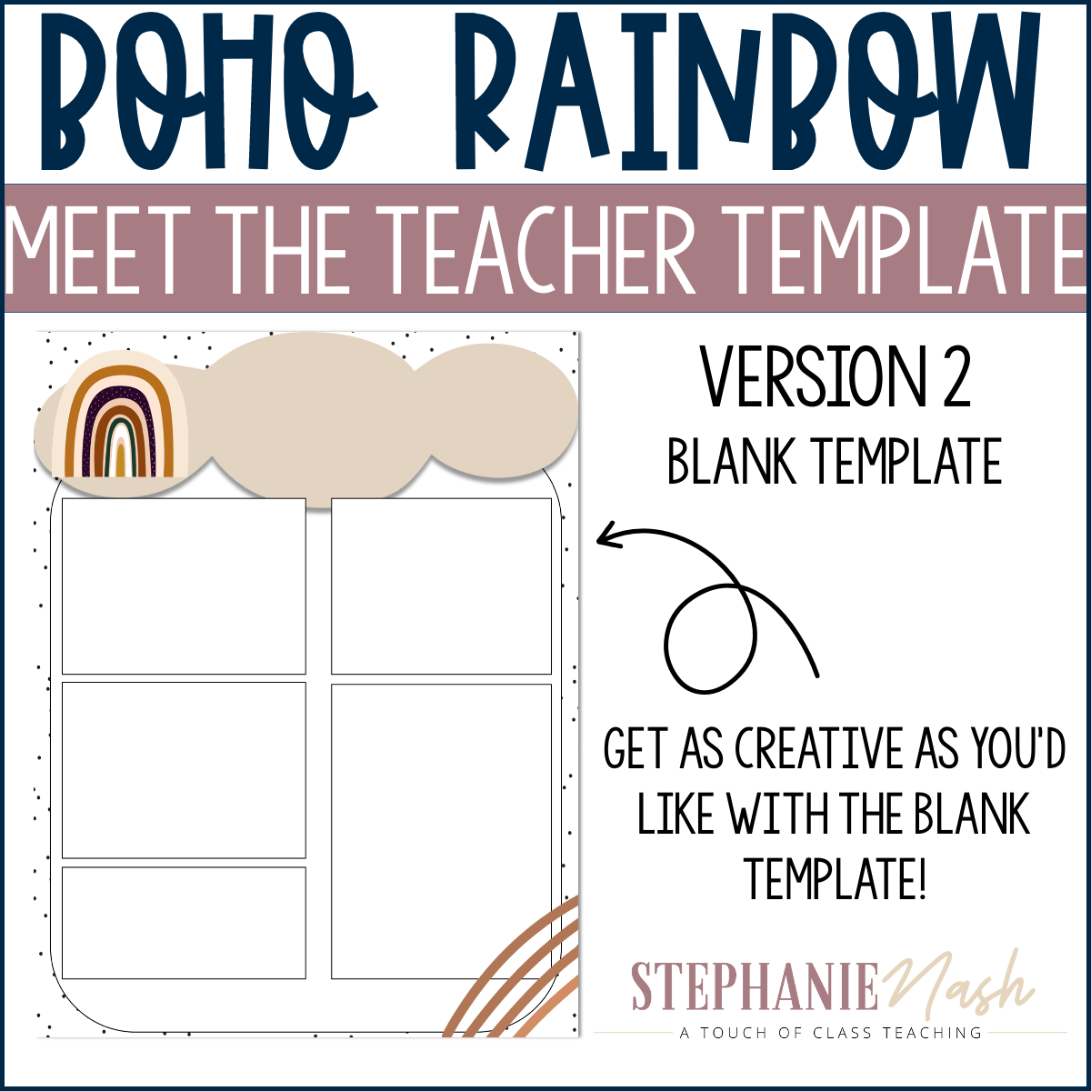 freebie meet the teacher template