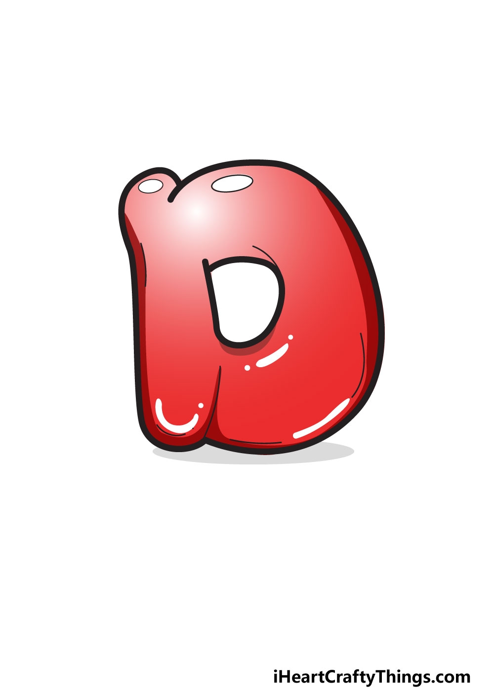 Bubble Letter D Draw Your Own Bubble D In 7 Easy Steps