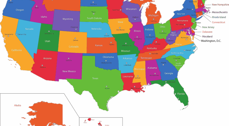 Capital Cities Of The United States