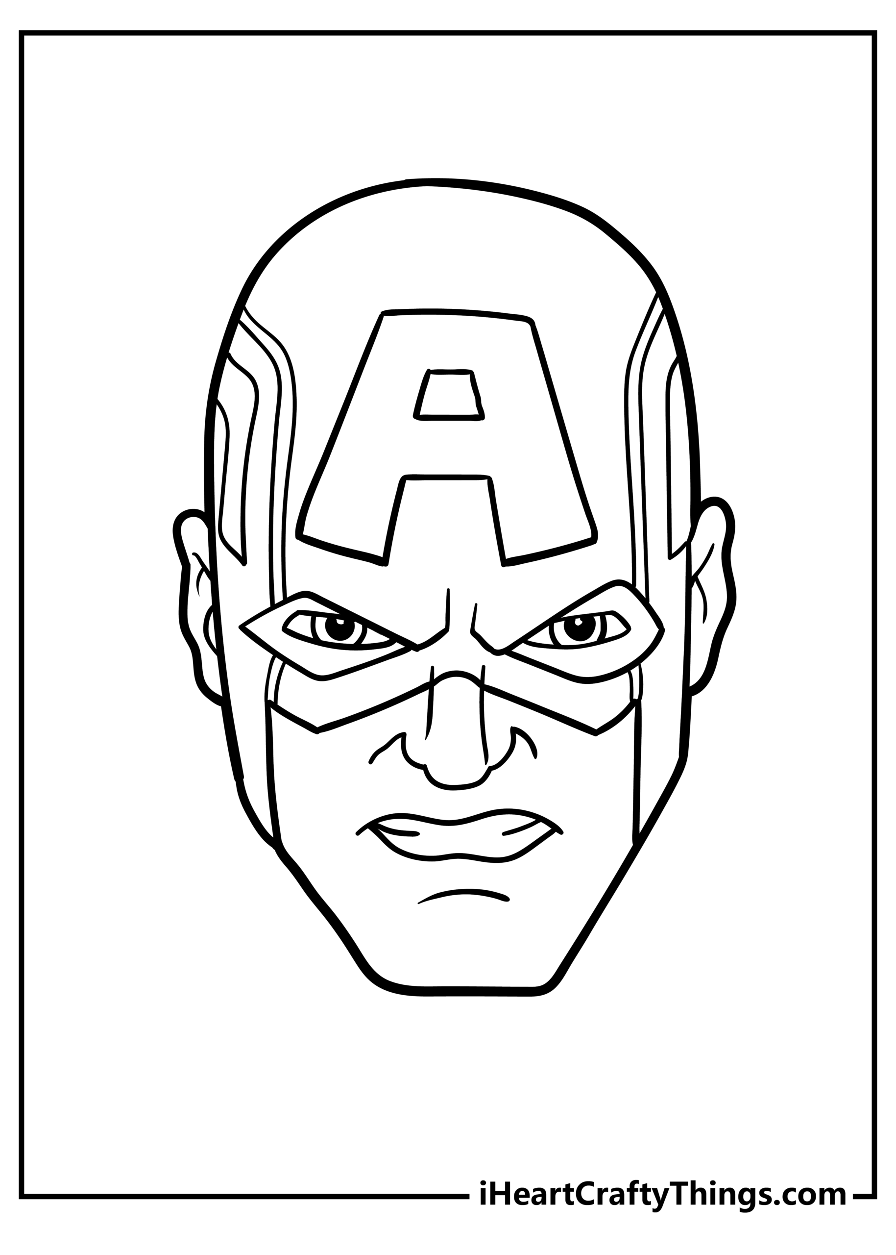 Captain America Coloring Pages 20 Free Printables 