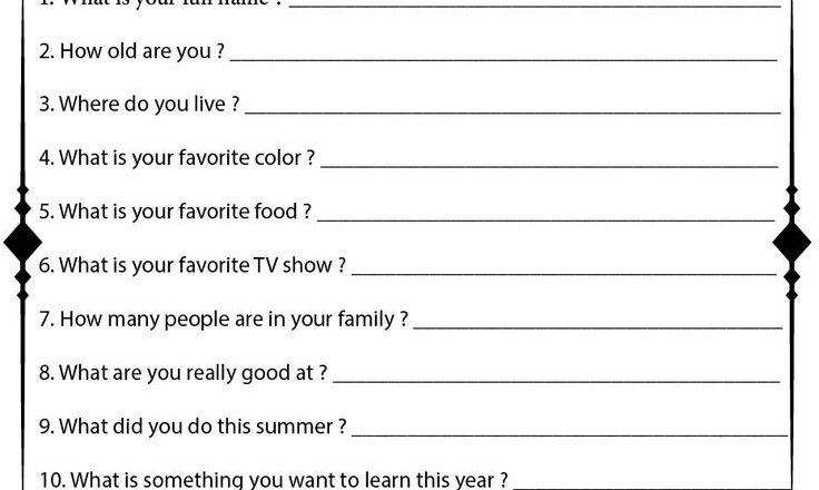 Classroom Getting To Know You 15 Free PDF Printables Printablee