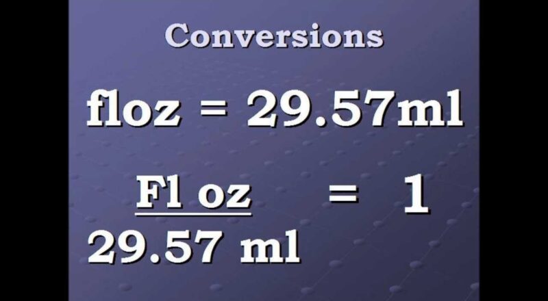 Conversion Video Fluid Ounce To Milliliters And Back Again wmv YouTube