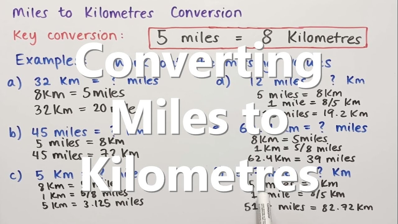Converting Miles To Kilometres YouTube