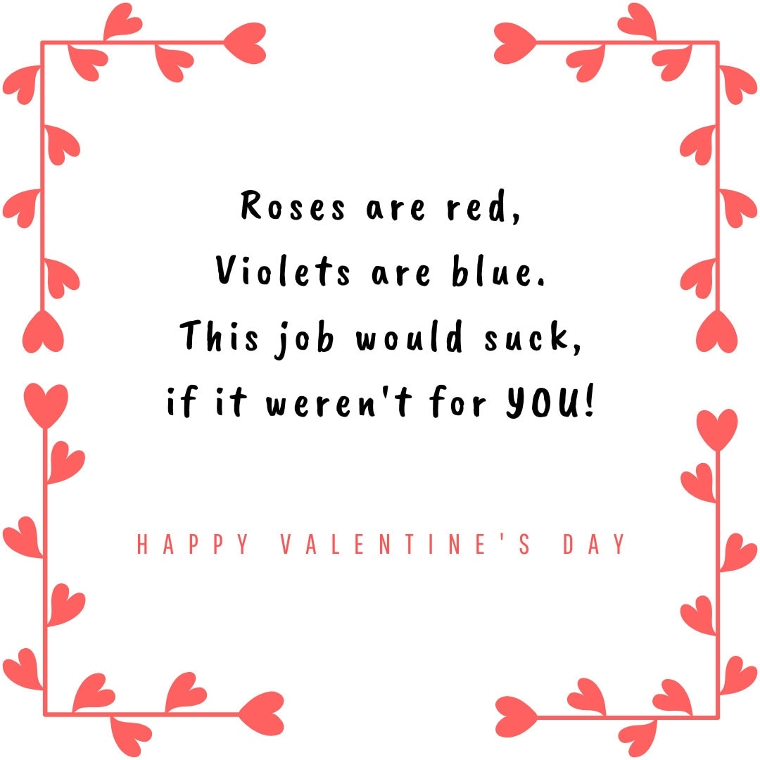 Coworker Valentine s Day Card Gift Tag Etsy