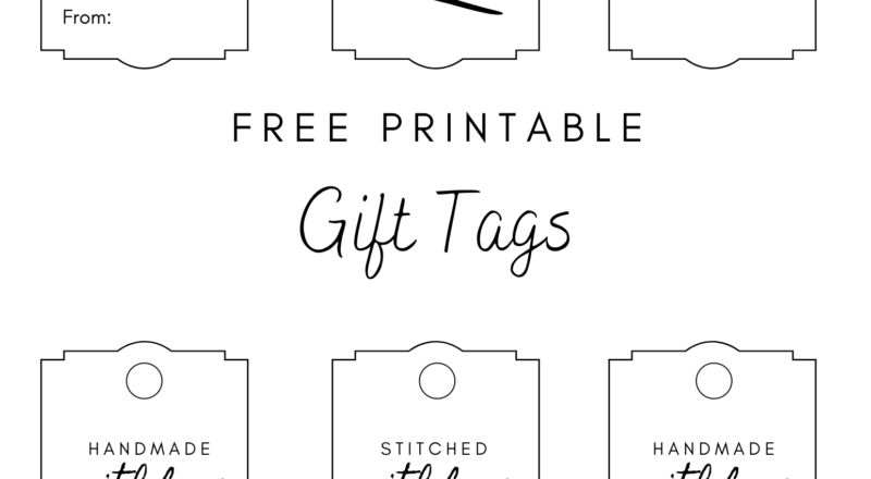 Crochet Gift Tags Free Printable Jewels And Jones