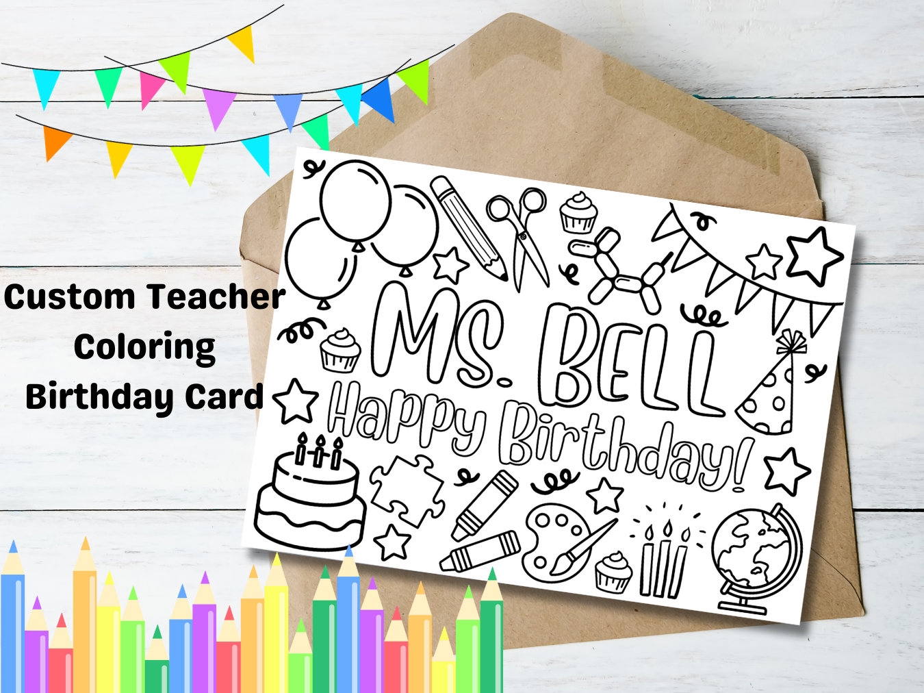 Custom Teacher Birthday Card From Students Personalized Teacher Appreciation Coloring Card Teacher Of The Month Card School Birthday Gift Etsy Custom Teacher Birthday Card From Students Personalized Teacher Appreciation Coloring Card Teacher Of The Month Card School Birthday Gift Etsy