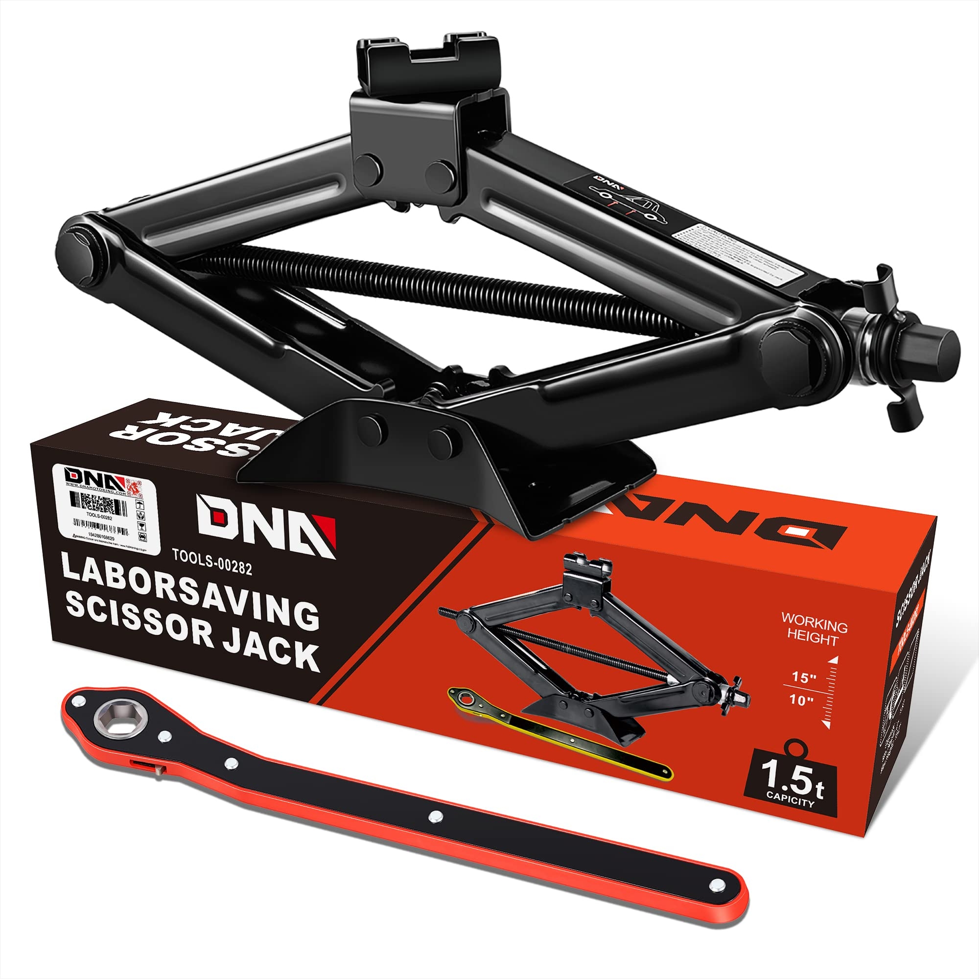 DNA MOTORING 1 5 Ton 3 306 Lbs Scissor Lift Jack With Labor Saving Ratchet Wrench For Most Cars 4 15 2 Lifting Range TOOLS 00282 Amazon in Car Motorbike DNA MOTORING 1 5 Ton 3 306 Lbs Scissor Lift Jack With Labor Saving Ratchet Wrench For Most Cars 4 15 2 Lifting Range TOOLS 00282 Amazon in Car Motorbike