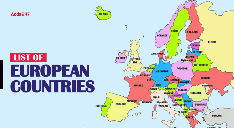 European Countries Name List And Their Capitals
