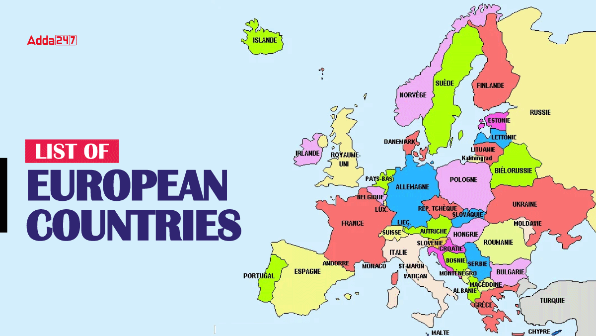 European Countries Name List And Their Capitals