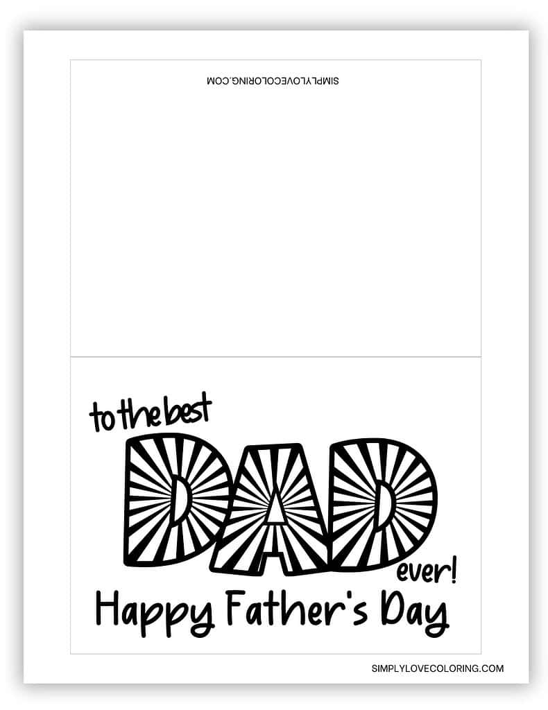 Father s Day Coloring Cards Free PDF Printables Simply Love Coloring