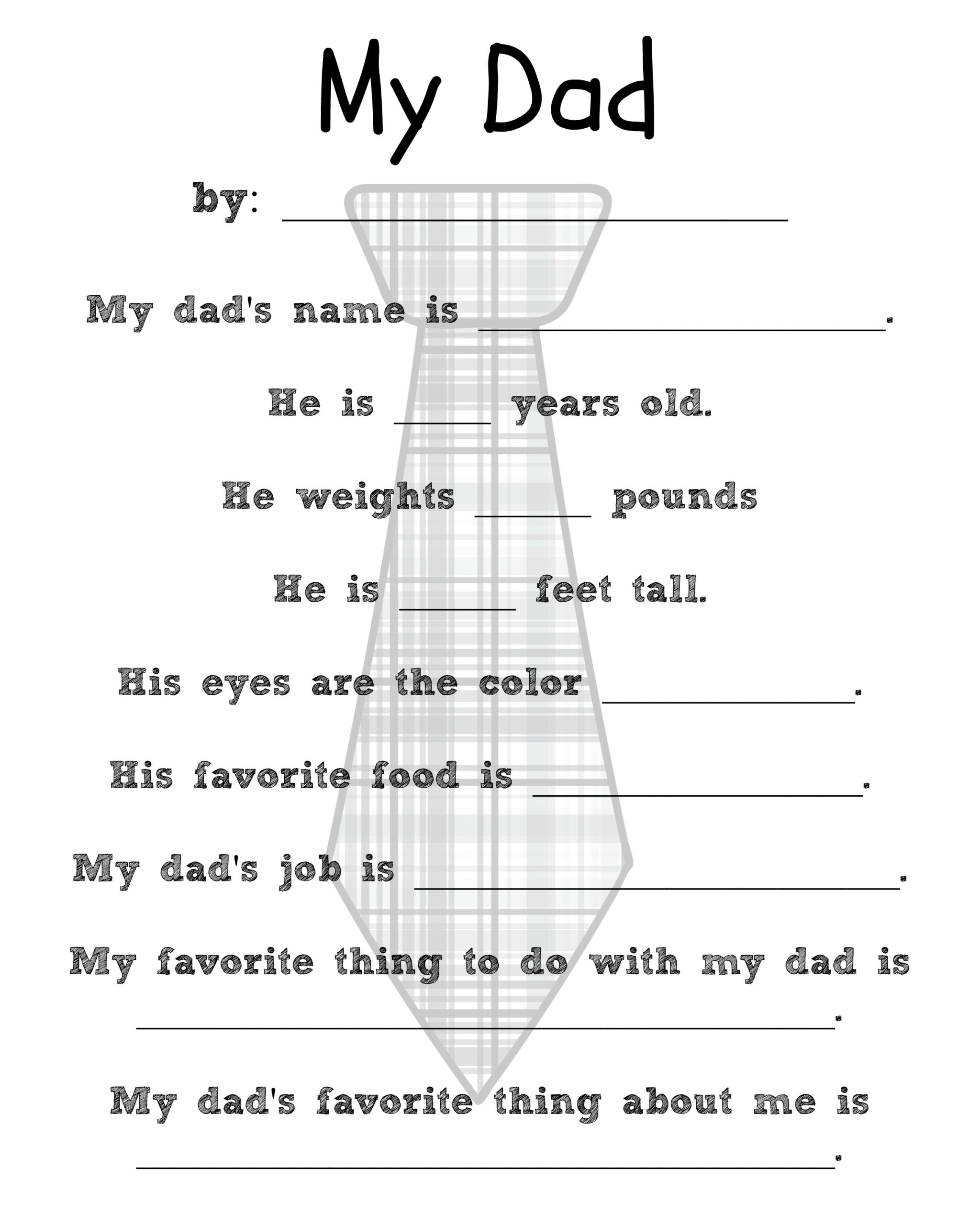 free fathers day printables