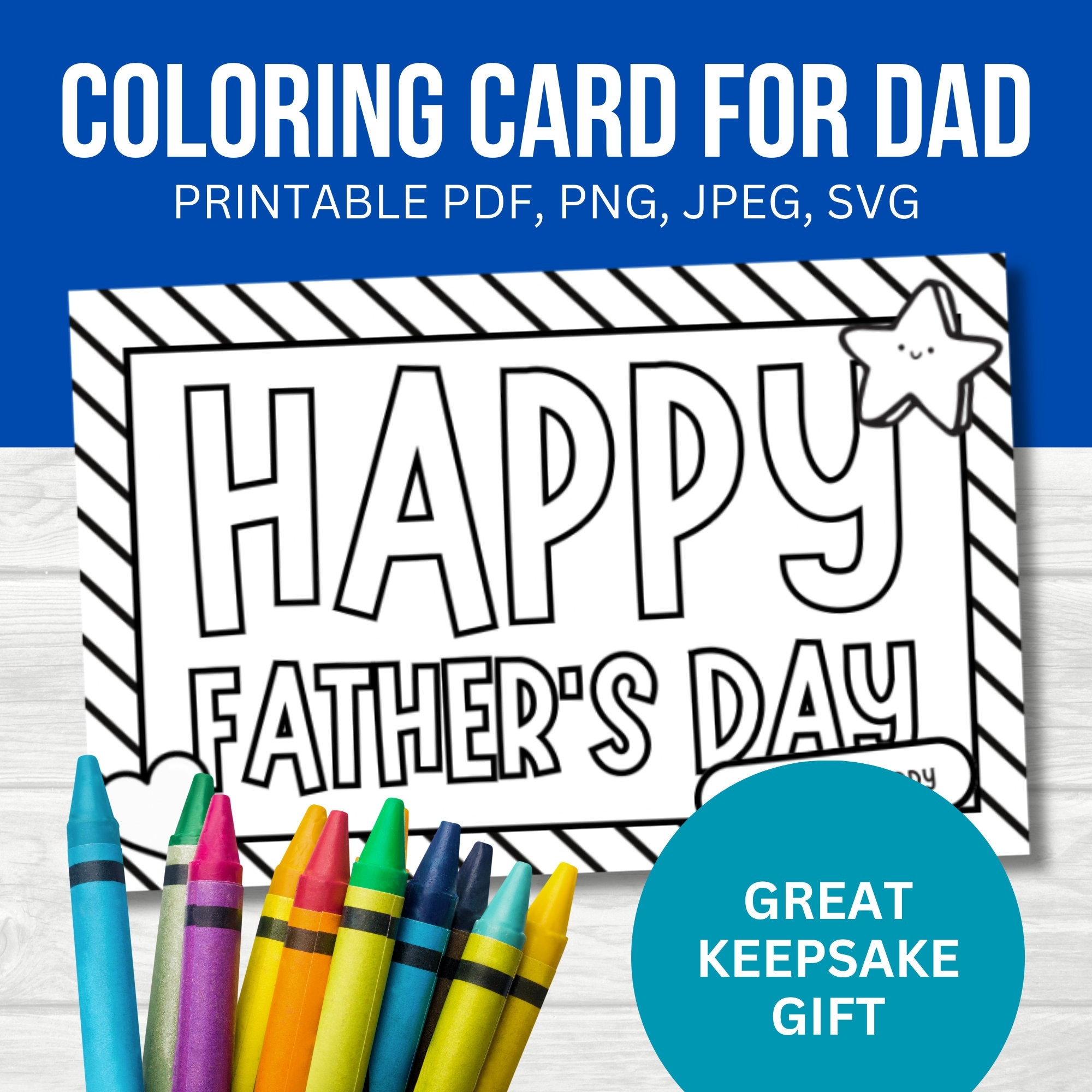 free printable fathers day cards to color