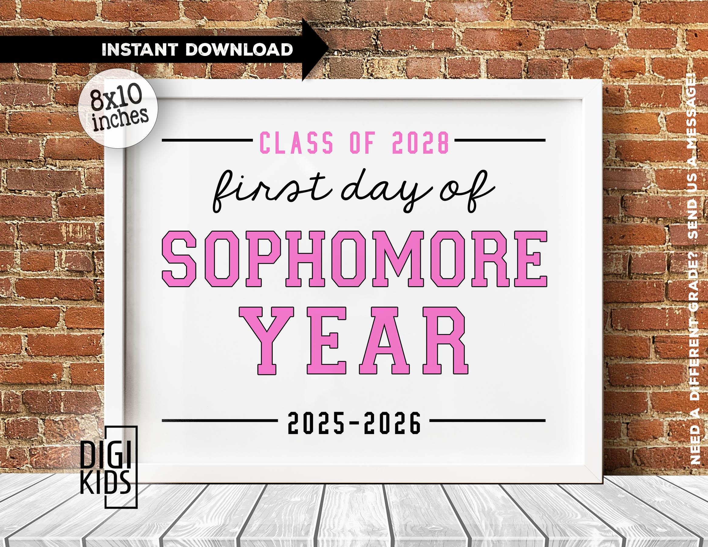 First Day Of Sophomore Year Printable Sign High School Sophomore Sign 1st Day Of School 2025 Class Of 2028 Instant Digital Download Etsy First Day Of Sophomore Year Printable Sign High School Sophomore Sign 1st Day Of School 2025 Class Of 2028 Instant Digital Download Etsy