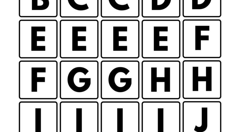 Free And Customizable Alphabet Templates Canva