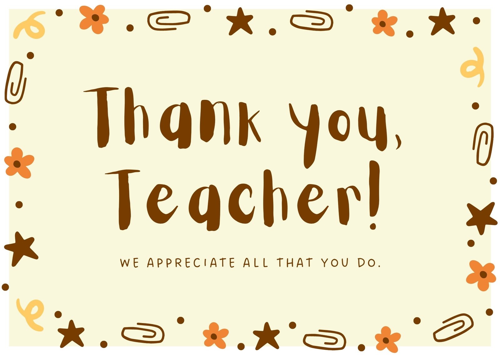 printable thank you notes for teachers