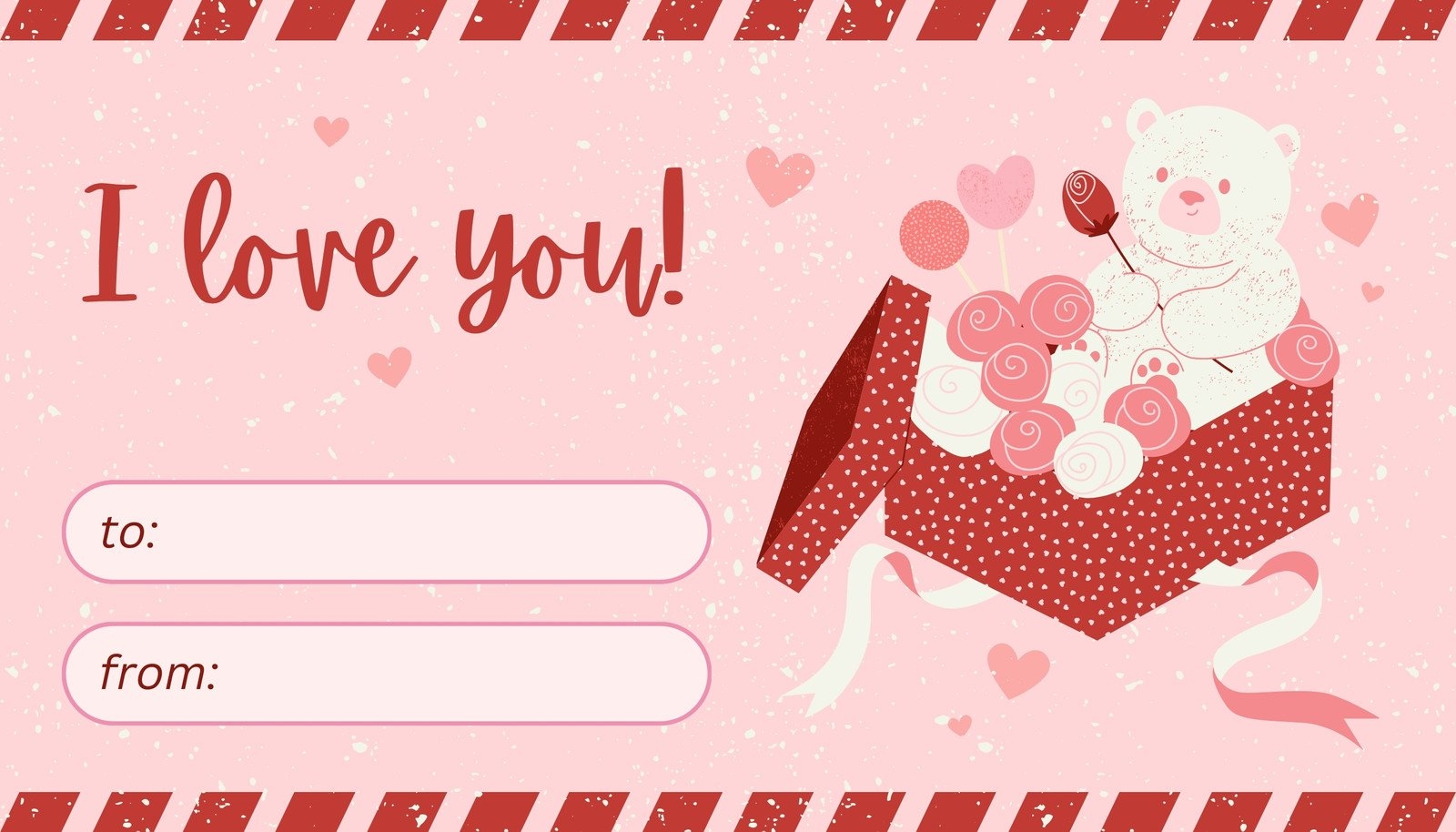 Free Custom Printable Valentines Day Tag Templates Canva