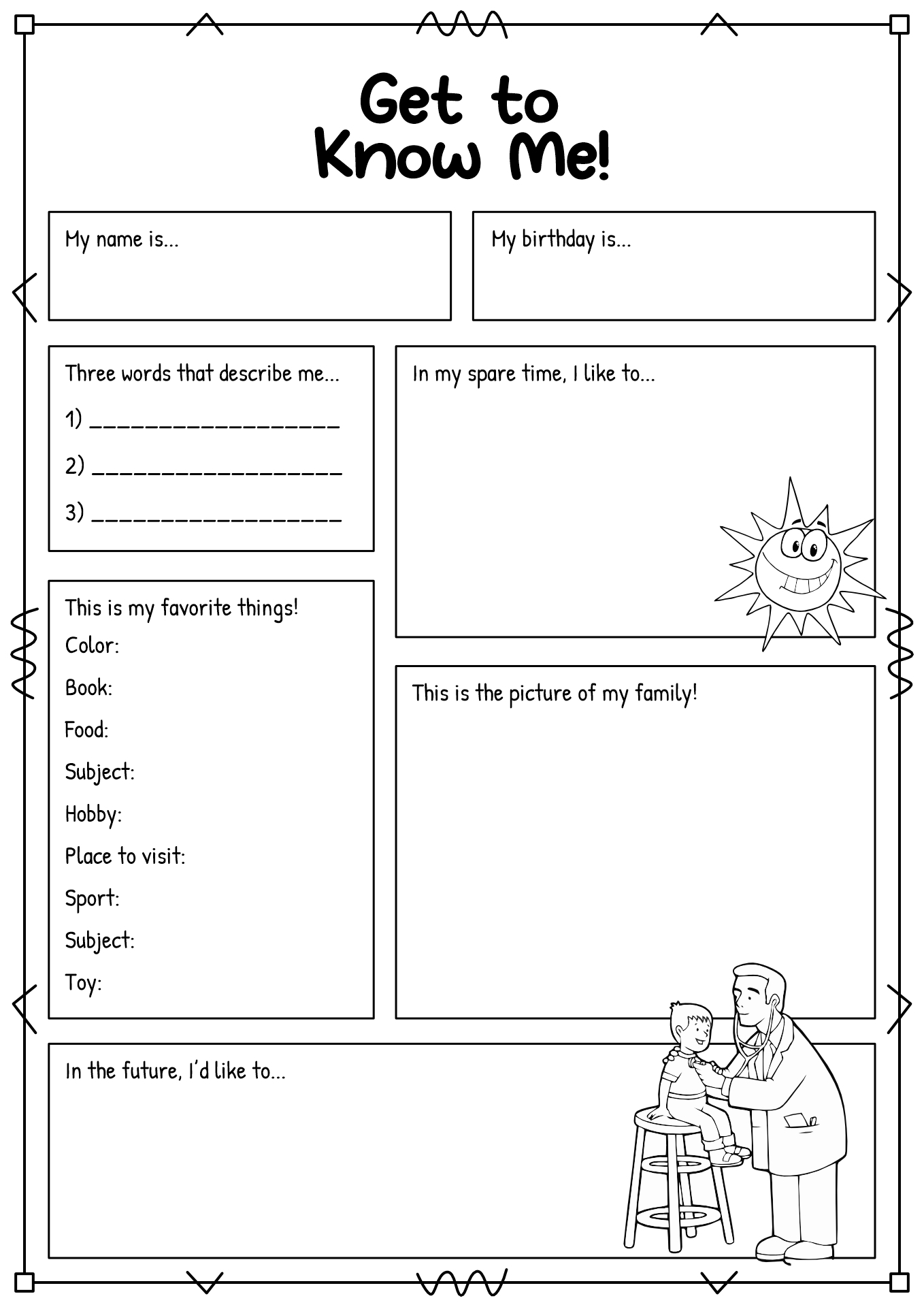 Free Get To Know Your Students Worksheet Download Free Get To Know Your Students Worksheet Png Images Free Worksheets On Clipart Library