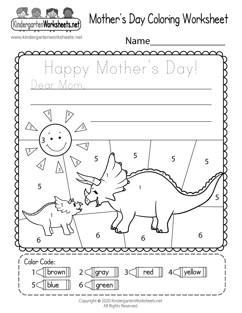 printable mother's day worksheets pdf