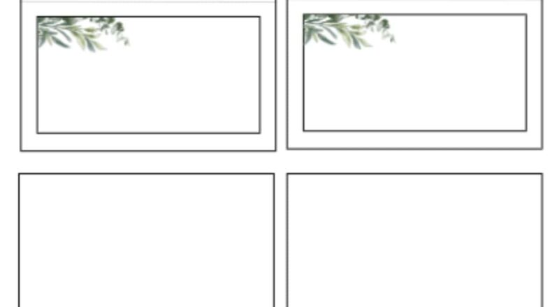 Free Place Card Printable Templates For Any Occasion Love Our Real Life