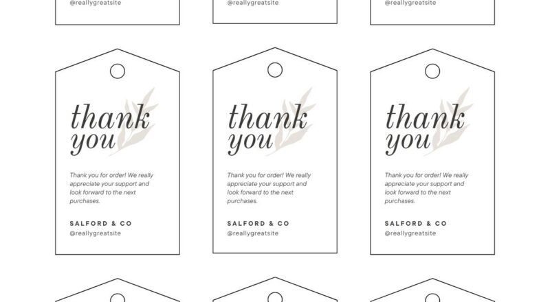 Free Printable And Customizable Gift Tag Templates Canva