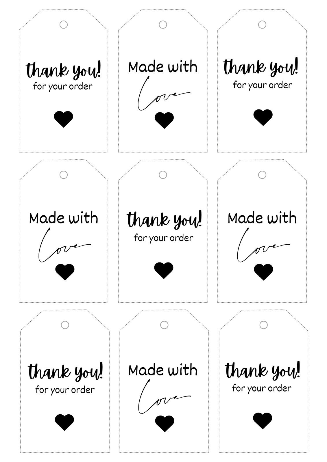 Free Printable And Customizable Gift Tag Templates Canva Worksheets Library