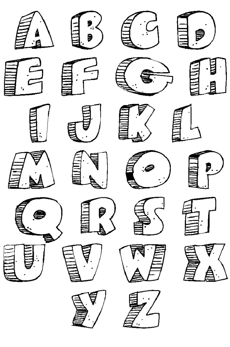 Free Printable Bubble Letters Of The Alphabet Tattoo Page 3 Free Printable Bubble Letters Of The Alphabet Tattoo Page 3