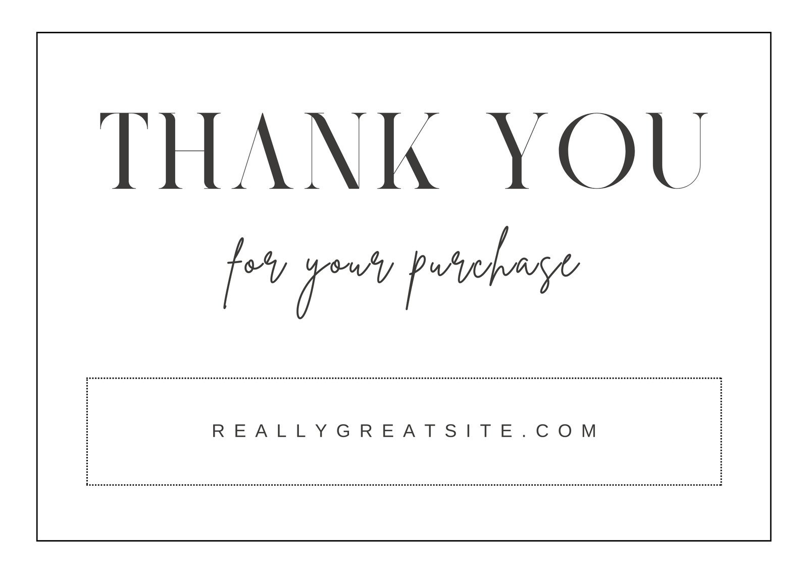 Free Printable Business Thank You Postcard Templates Canva